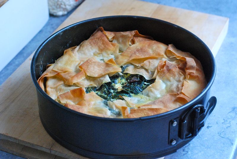 Lazy spanakopita Lazy spanakopita