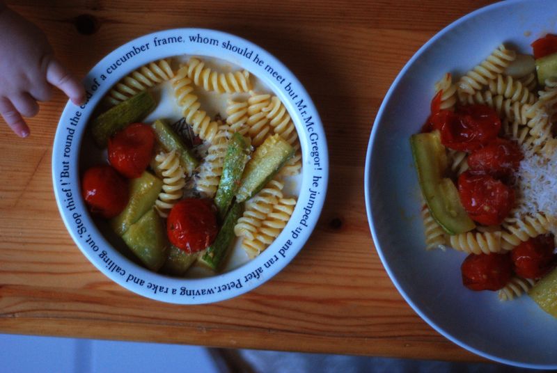 Fusilli with veg for baby Fusilli with veg for baby