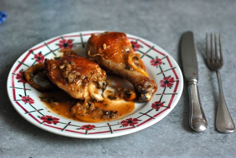 Roasted chicken with lemon and oregano Roasted chicken with lemon and oregano