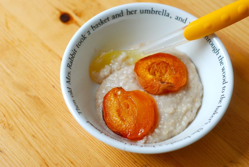 Roasted apricots for baby Roasted apricots for baby