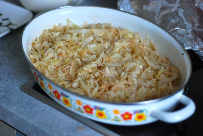 Baked cabbage Baked cabbage
