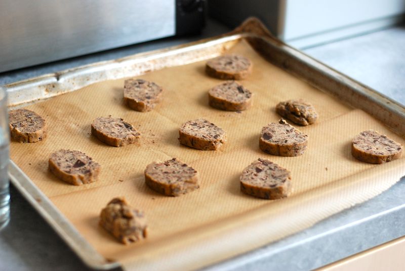 Sliced cookies Sliced cookies