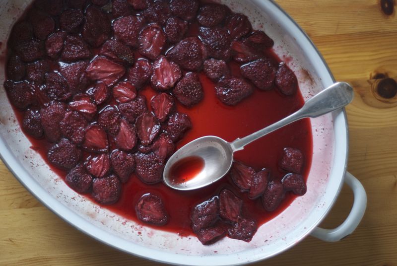 Roasted strawberries Roasted strawberries