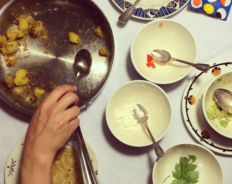 Chipotle potato tacos Chipotle potato tacos