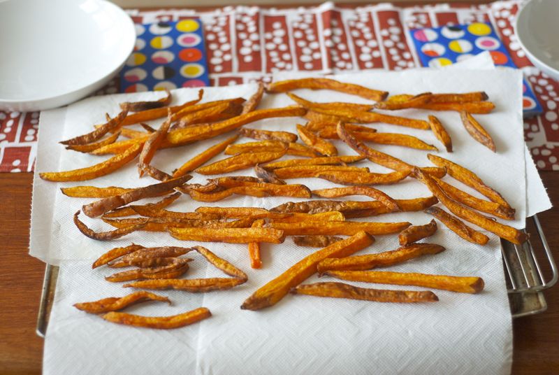 Slow-fried sweet potatoes Slow-fried sweet potatoes