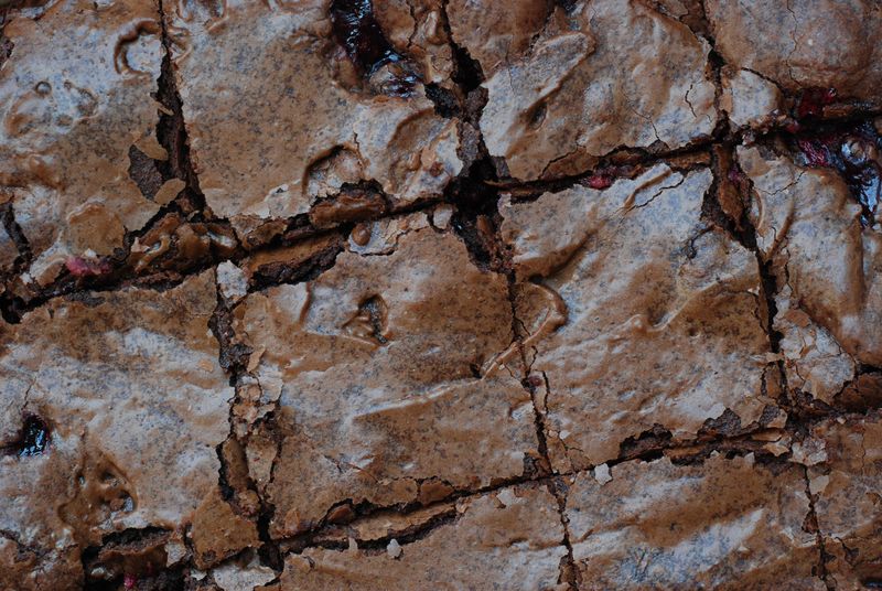 Brownies with cranberries Brownies with cranberries