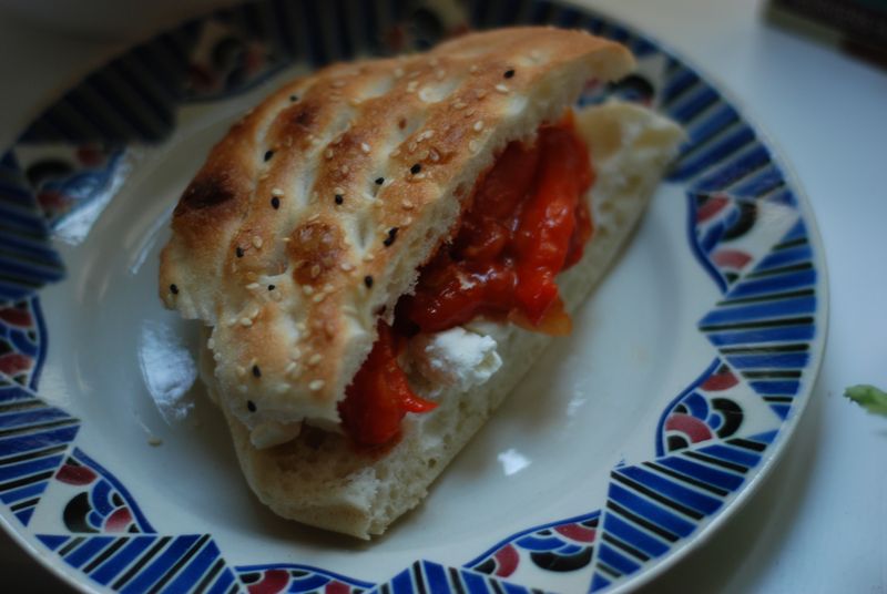 Peperonata sandwich Peperonata sandwich