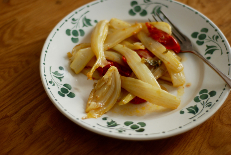 Roasted fennel and tomatoes Roasted fennel and tomatoes