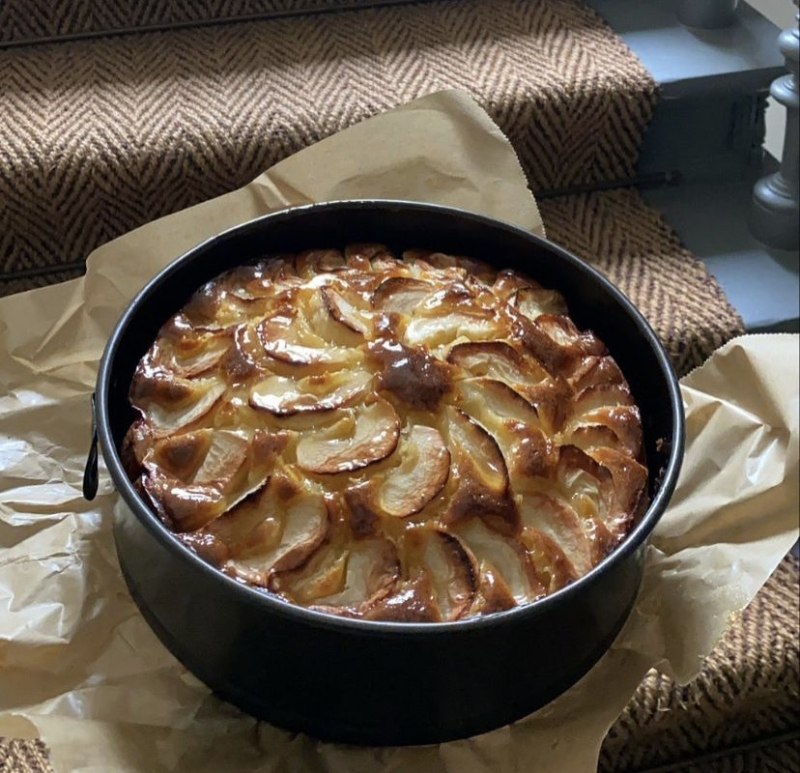 Apfel-Marzipan Kuchen Apfel-Marzipan Kuchen