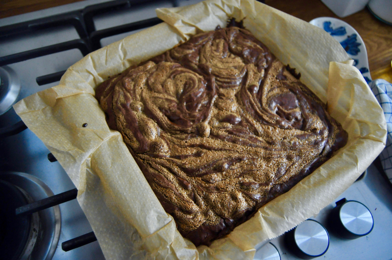 Gluten-Free Tahini Brownies
