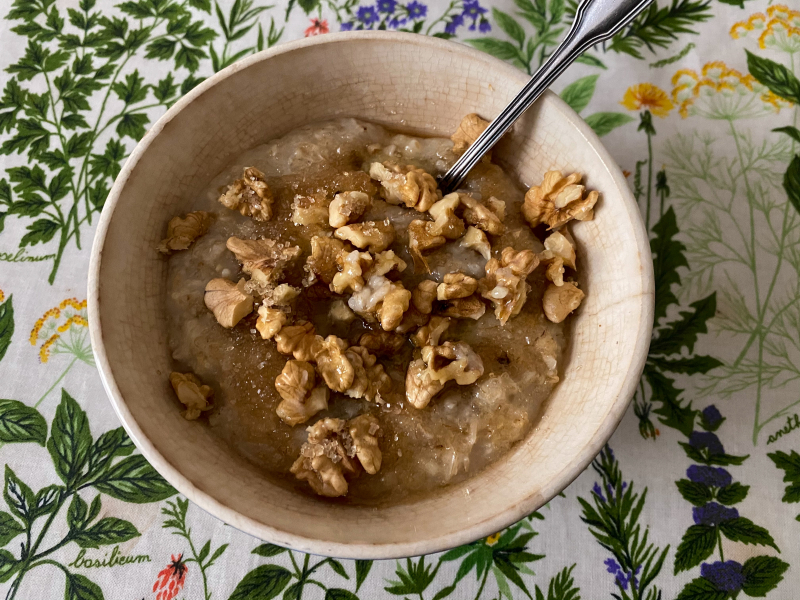 Towpath's Oatmeal with Walnuts and Butter Towpath's Oatmeal with Walnuts and Butter