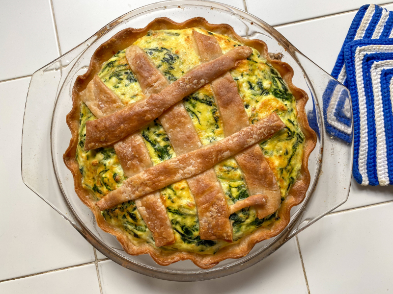 Swiss chard torta Swiss chard torta